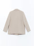 LC Waikiki Women's Straight Long Sleeve Gabardine Blazer Jacket